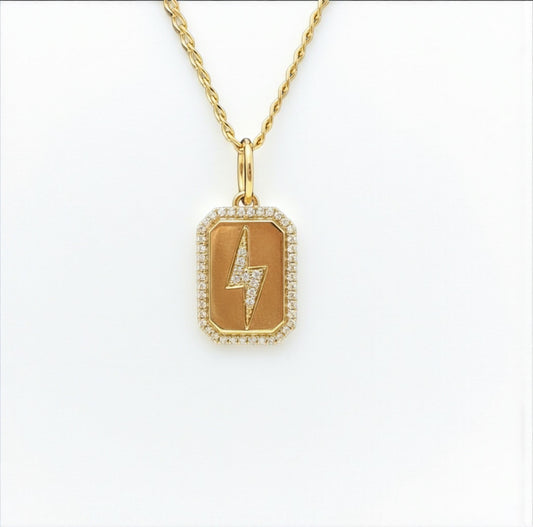 14K Yellow Gold Diamond Grater Jewelry Set Ct Dia / 4,1gr