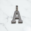 Letter A Pendant 10K Yellow Gold With Diamond / 4.3gr