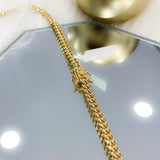 10K Yellow Gold Micro Cuban Chain / 32.5gr / 4mm / 24in