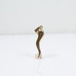 14K YG Italian Horn Pendant / 1gr / 1.1in /