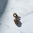 14K Yellow Gold Leopard Pendant With Zirconia / 2.8gr