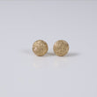 14K Yellow Gold Fashion Stud Earrings / 2.5gr