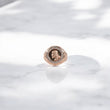 10K RG Diamond Jesus Face Rustic Rings / 10.2gr / Sz 9 3/4 / 0.5Wt Dia