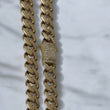 14K YG Monaco Cuban Links Chain / 22.4Gr / 9.2mm / 14in /