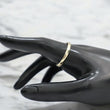 14K YG Luxury Engagement Ring / 1.88gr / 3mm / Sz 11