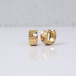 14K Three Colour Gold Fashion Hoop Earrings / 3gr