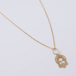 14K Yellow Gold Jesus Face Jewelry Set / 0.9gr