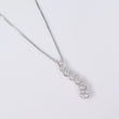 14K WG Diamond Luxury Woman Set Jewelry / 4gr / 0.75mm / 20in / 1Ct Dia