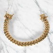 14K YG Cuban Links Bracelet / 85.7gr / 11.3mm / 8 1/4in /