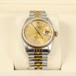 Rolex Datejust Champagne Dia Dial Roman Numbers Ref 16013 Watch / 36mm /