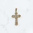 10K YG Crusifix Pendant / 2.35gr / 1.5in /