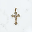 10K YG Crusifix Pendant / 2.35gr / 1.5in /