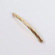 18K YG Spiral Cylinder Ironwork / 0.56gr / 1.5in /