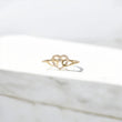 10K YG Diamond Heart Rings / 1.5gr / Sz 6 3/4 / 0.13Wt Dia