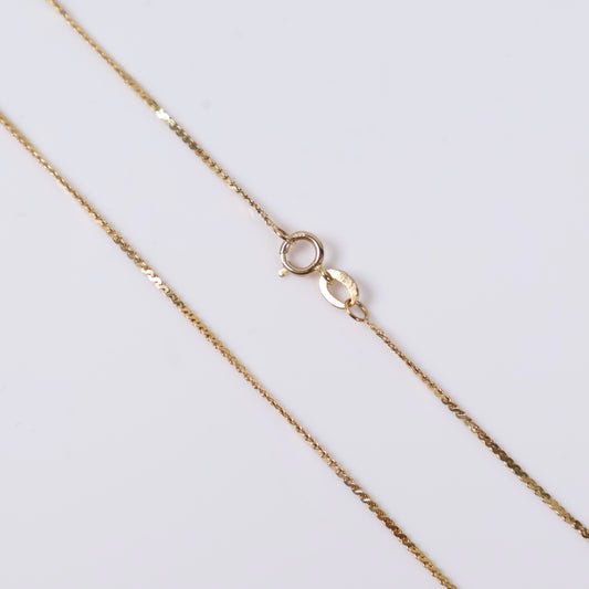 10K Yellow Gold Heart Jewelry Set With Diamond / 4.6gr
