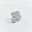 10K WG Reverse Diamond Cross Rings / 8.7gr / Sz 10 / D-2.15Ct