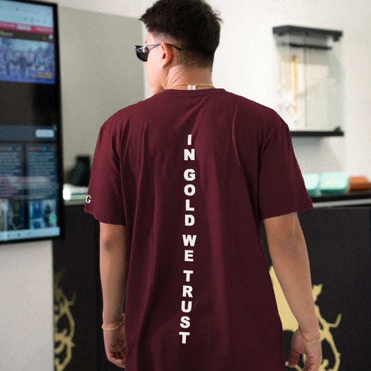 Heart / Panther Red Wine T-Shirt
