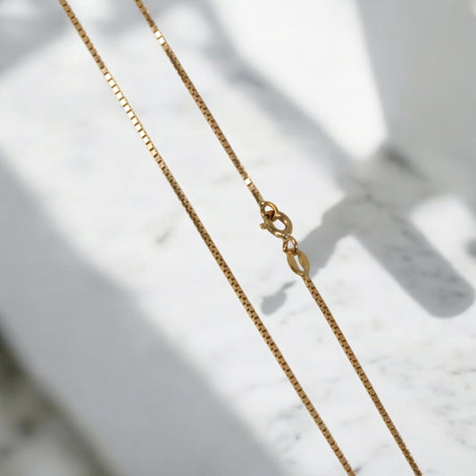 18K Yellow Gold San Benito Jewelry Set / 8.5gr / 20in
