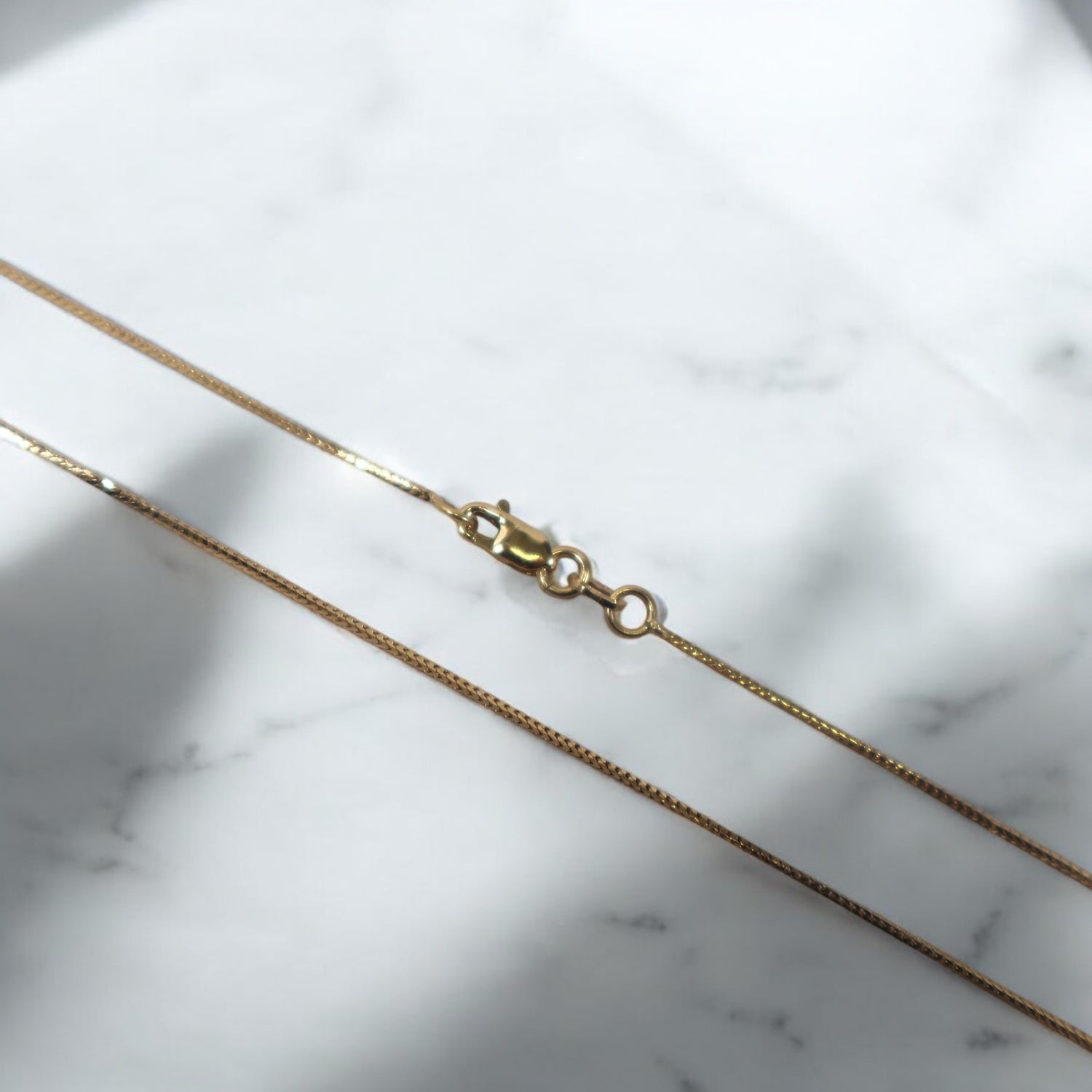 14K-10K Couple Of Girls / Franco Chain Set Jewelry / 3.46gr / 0.63mm / 20in