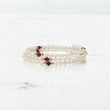 14K YG Pearls Bracelet / 10.46gr / Adjustable /