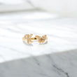 10K YG Diamond Butterfly - Letter K Rings / 2.28gr / Sz 6 3/4 / 0.09Wt Dia
