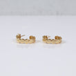 10K Yellow Gold Luxury Hoop Earrings / 2.2gr