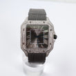 Cartier Santos Grey Bustdown XL Watch