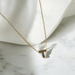 14K Yellow Gold Letter T Jewelry Set / 1.4gr / 1.2mm / 18in