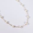 14K Yellow Gold Pearls Chain / 11.2gr / 7mm / 19in