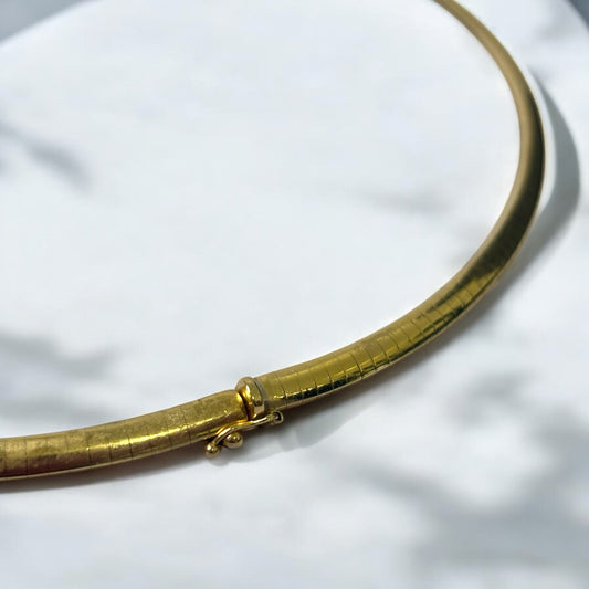 14K Yellow Gold Omega Chain / 23gr / 4.1mm