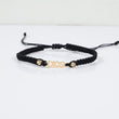 18K YG Dios - Diamond Cut Balls Bracelet Tejido / 0.6gr / 4mm /
