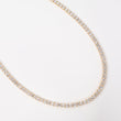 14K YG Lab Diamond Tennis Chain / 30.7gr / 4mm / 22in / CVD-28.89Ct