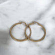 14K YG Tier Hoop Earrings / 3.87gr / 1.5in