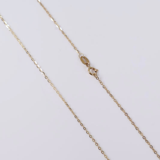 14K Yellow Gold Letter C Jewelry Set / 1.4gr