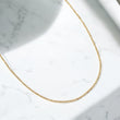 18K Yellow Gold Military Balls Diamond Cut Chain / 5.7gr / 1.6mm / 18in