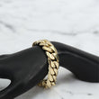 10K YG Cuban Links Bracelet / 195.1gr / 19.1mm - 8in