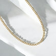 14K Yellow Gold American Cuban Link Chain / 4.4gr / 2.8mm / 16in
