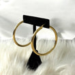 14K Yellow Gold Hoop Earrings / 5.1gr