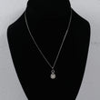 14K White Gold Diamond Jewelry Set / 3.1gr / 20in