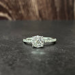 14K White Gold Diamond Luxury Engagement Ring 0.54Ct Dia / 2.41gr / Size 6 3/4