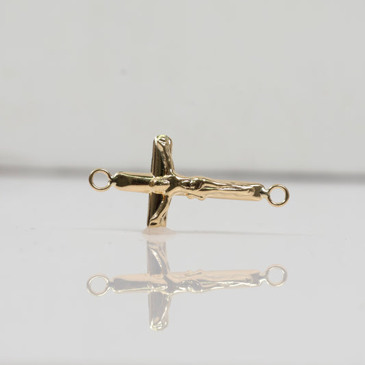 18K YG Christ Ironwork / 0.73gr / 1in /