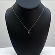14K White Gold Sapphire Ruby Diamond Jewelry Set / 4gr