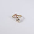 14K YG Lab Diamond Oval-Pear Cut Engagement Ring / 2.68gr / Sz 6.5 / 2.75Ct Lab / VS / F