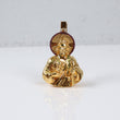 10K Yellow Gold San Judas Pendant 0.23Ct Lab Dia / 23.1gr / 2in