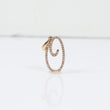 10K YG Diamond Little Letter O Italics Pendant / 1.41gr / 0.8in / D-0.20Ct