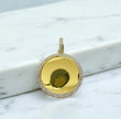 10K Yellow Gold Diamond Memorial Pendant 2.97Ct Dia / 11gr / 2.4-1.7in