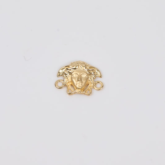 18K YG Medusa Ironwork / 0.75gr / 0.4in /