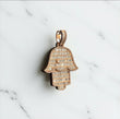10K Rose Gold Hand Diamond Pendant 2.26Ct / 7.1gr