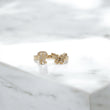 10K YG Diamond Butterfly - Letter R Rings / 2.26gr / Sz 7  / 0.09Wt Dia