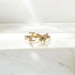10K YG Diamond Butterfly - Letter Z Rings / 2.17gr / Sz 6.5 / 0.07Wt Dia